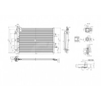 Klimaanlage Kühler Clio Iii 1.5Dci 05- 8200468911