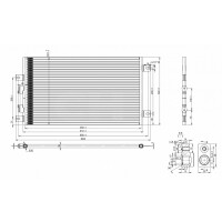 Alfa Romeo 147 Klimaanlage Kühler 01- 46768973