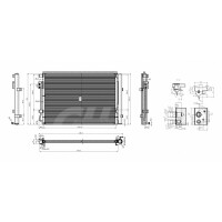 Kia Rio Klimaanlage Kühler 11- 976061W000