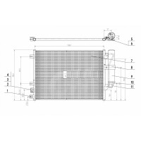 Klimaanlage Heizkörper Kangoo 03- 27650-00Q0G