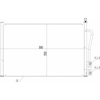 Klimaanlage Radiator Fiesta V 02- 1142771