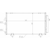 Toyota Rav4 Klimaanlage Kühler 2.0 00- 88460-42070