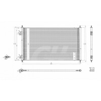 Klimaanlage Kühler Civic 1.4 16V 01- 80110-S5A-003