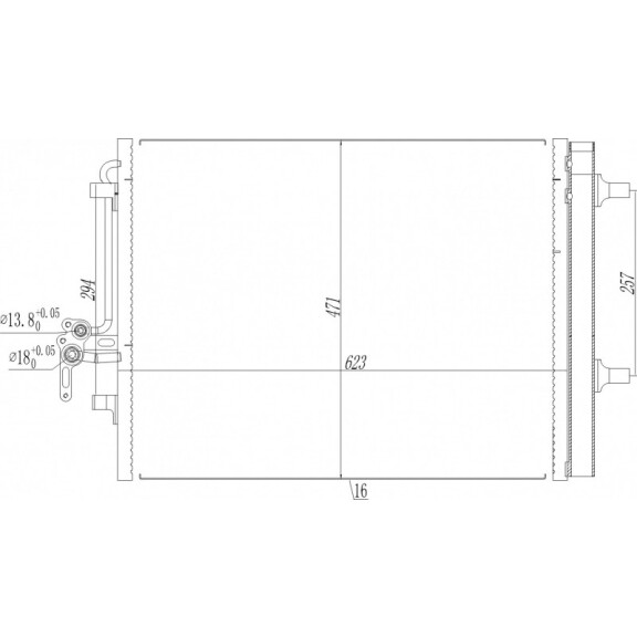 Klimaanlage Kühler S-Max 2.2Tdci 06- 1405365