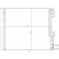 Klimaanlage Kühler Nissan Nv200 10- 92100-Jx51A
