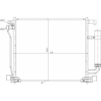 Klimaanlage Kühler Nissan Juke 10- 92100Ba61A