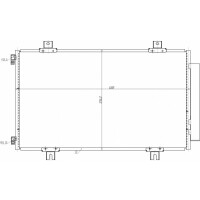 Klimaanlage Kühler Suzuki Sx4 13- 9531061M10