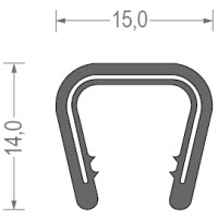 Pvc Dichtung 8-10Mm Schwarz/1Mb 1Pc Rs34.3131