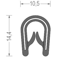 Pvc Dichtung 1-4Mm Schwarz/1Mb 1Pc Rs34.3641