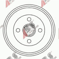 Bremstrommeln Audi 100 77-87 431501615