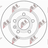Bremsscheibe Vw Sharan 95-10 Hinten 7M0615601A