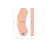 Iveco Daily Bremsbeläge Ab 06 Hinten 2996535
