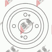 Bremstrommeln. Honda Civic 83-96 42610Sb2010