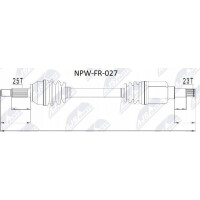 Anrtiebswelle Ford Fusion 1.4 02- /links/ 1142795