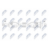 Anrtiebswelle Mini Countryman 10- / Paceman 12- Cooper D/s All4 /hintere,rechts/ 33209813708