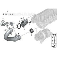 Luftmassensensor Bmw 1 (E87) 03- 13627788744