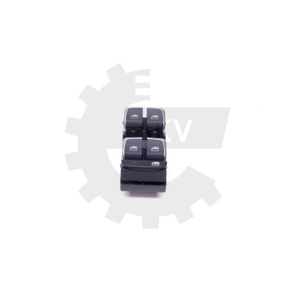 Fensterbedienfeld Audi A4 B8 (8Kh, 8K2, 8K5) A5 (8Ta) Q5 (8Rb) 8K0959851F Fahrerseite Verchromt 10 Stifte 8K0959851F