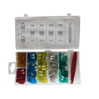 Standardsicherungssatz, 120 Stück: 5A, 10A, 15A, 20A, 25A, 30A