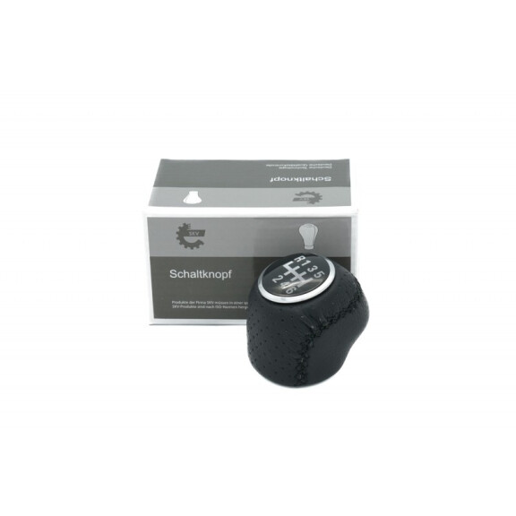Schalthebelknauf Citroen Jumper Fiat Ducato Peugeot Boxer 735316072 6B Schwarz/chrom Leder 735316072