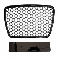 Audi A6 2008.10- Grill Schwarz Glänzend (Wabe) Tuning
