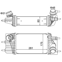 Ladeluftkühler Juke 1.5Dci 10- 144611Kb2A