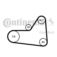 Keilrippenriemensatz Vw 1,6 Tdi/2,0 Tdi Audi/seat/skoda Vkma 31098