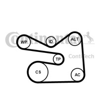 Keilrippenriemensatz Vw 1,4 Tsi/1,6 Fsi 6Qd145276