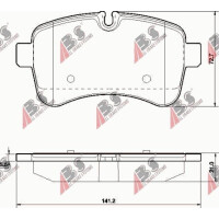 Brake Clips. Iveco Daily Iii 06- Hinten 29232.21.0