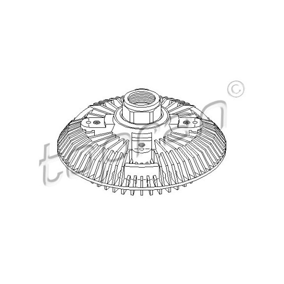 Kühlventilkupplung Granada/scorpio 85