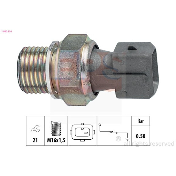Öldrucksensor Fiat Ducato 94 1.9 Td 113182