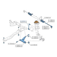 Vorderer Stabilisatorstange Volvo S40 V40 Alle 01-04 30884179