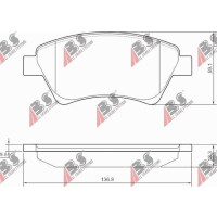 Bremsbeläge Vorne Renault Grand Scenic Ii 04- 23930.18.2