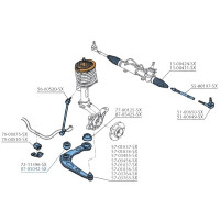 Querlenkerbuchse Peugeot 206 1.6 2.0 16V Ab Baujahr 2000 3523As