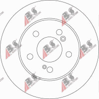 Bremsscheibe. Mercedes R129 Sl-Klasse 98-01 Hinten 1294230412