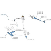 Stabilisatorstange Vorne Ford Transit 2.0Tdci 2.4Tde 2.4Di 2.3 00 3C113B438Ac