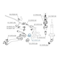 Außenbuchse Des Hinteren Querlenkers Honda Civic Eu Ep Es Ab 01 52365-S6M-004