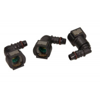 Kraftstoff-Schnellkupplung 90 Grad Gebogen Weiblich 9,89 Mm X 8 Mm Paar 11,8 Mm X 10 Mm Paar