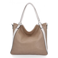 Dámská kabelka shopper bag Hernan tmavě béžová