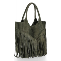 Dámská kabelka shopper bag Vittoria Gotti khaki