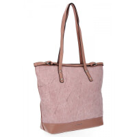 Dámska kabelka shopper bag David Jones púdrová ružová