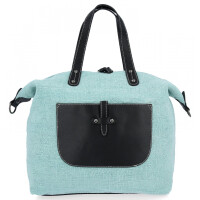 Dámska kabelka shopper bag David Jones svetlozelená