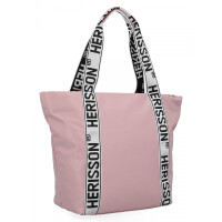 Dámská kabelka shopper bag Herisson púdrová ružová