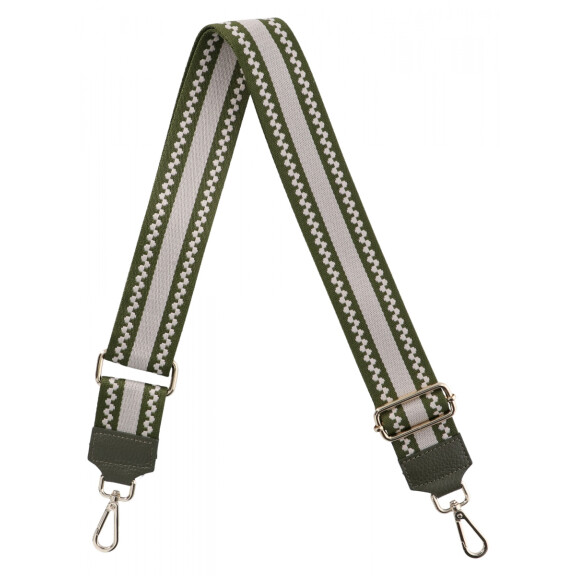Modny Pasek Do Torebki Stripes Mix P0010 Ciemno