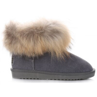 női hócsizma Crystal Shoes szürke
