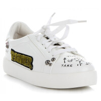 női edzőcipő Ideal Shoes fekete
