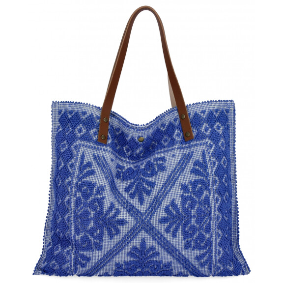 Olasz Shopper Táska Divatos Mintákkal 5887