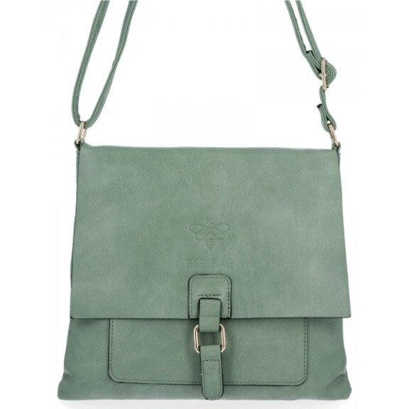 BEE BAG Torebka Damska Listonoszka Siena Mięta