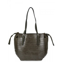 Torebka Damska typu Shopper Bag firmy David Jones Khaki