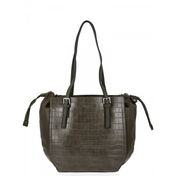 Torebka Damska typu Shopper Bag firmy David Jones Khaki