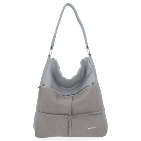 Uniwersalna Torebka Damska Bee Bag Bee Bag Jasno Szara